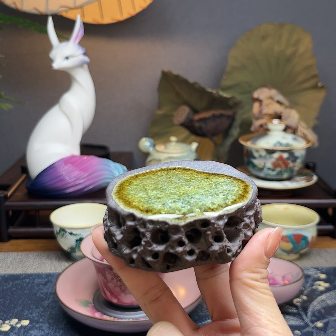 【闪购商品】瓷杯盖置