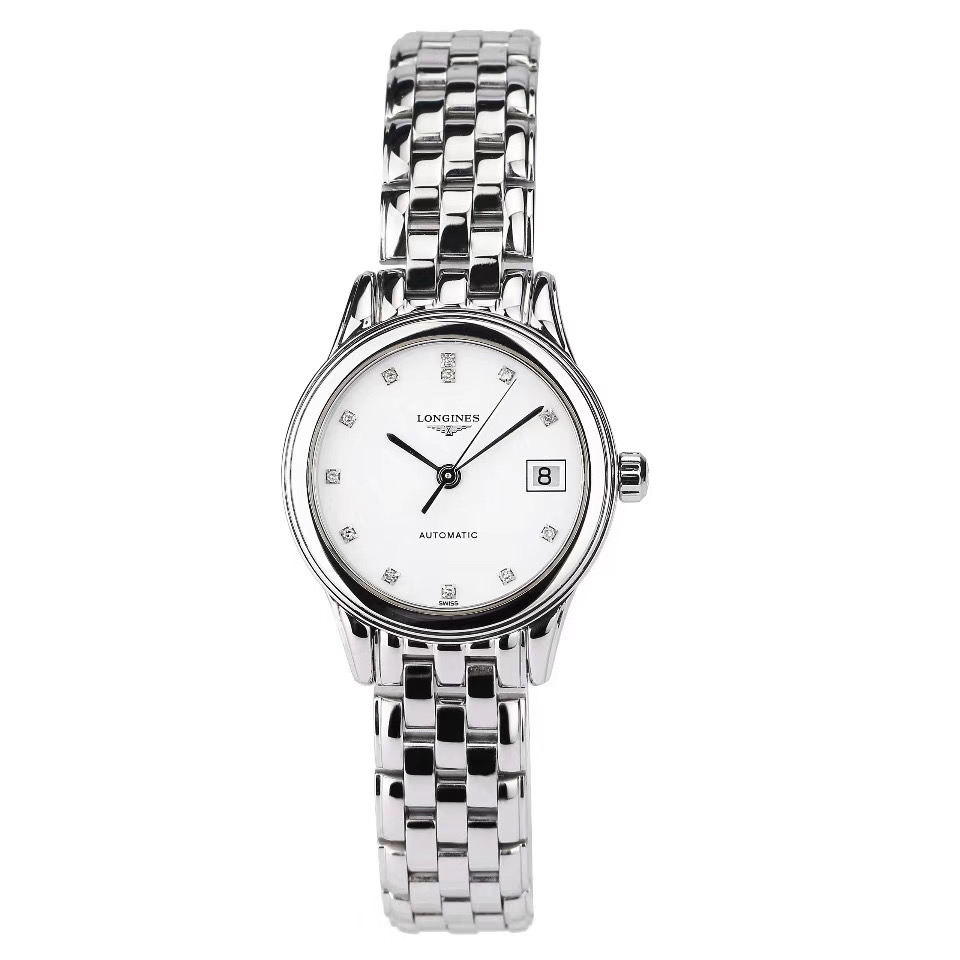 99新 Longines/浪琴 浪琴军旗274女表/新款/26表盘/机械表/全自动