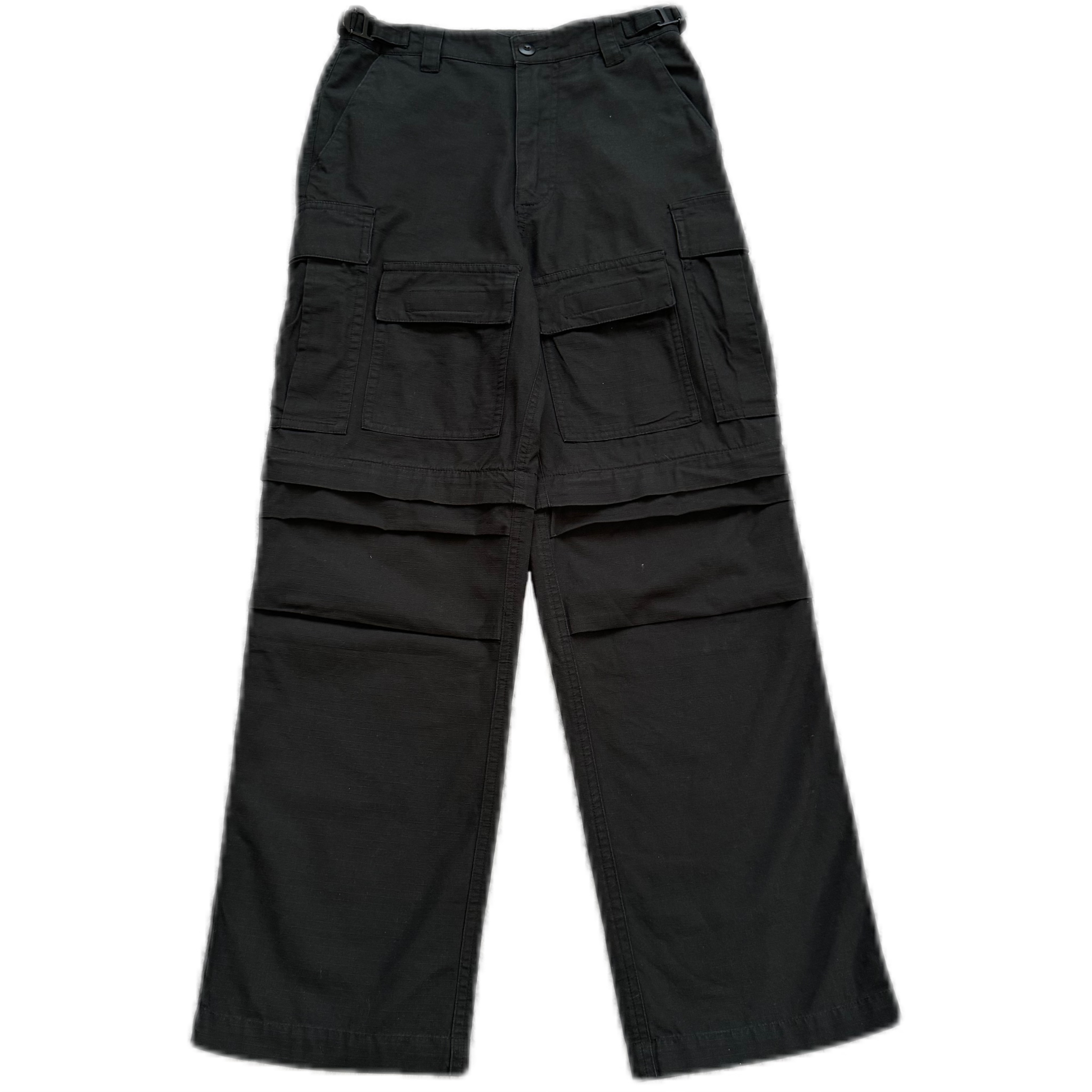 [Janunes Liu]重工设计款可拆卸休闲裤K1406