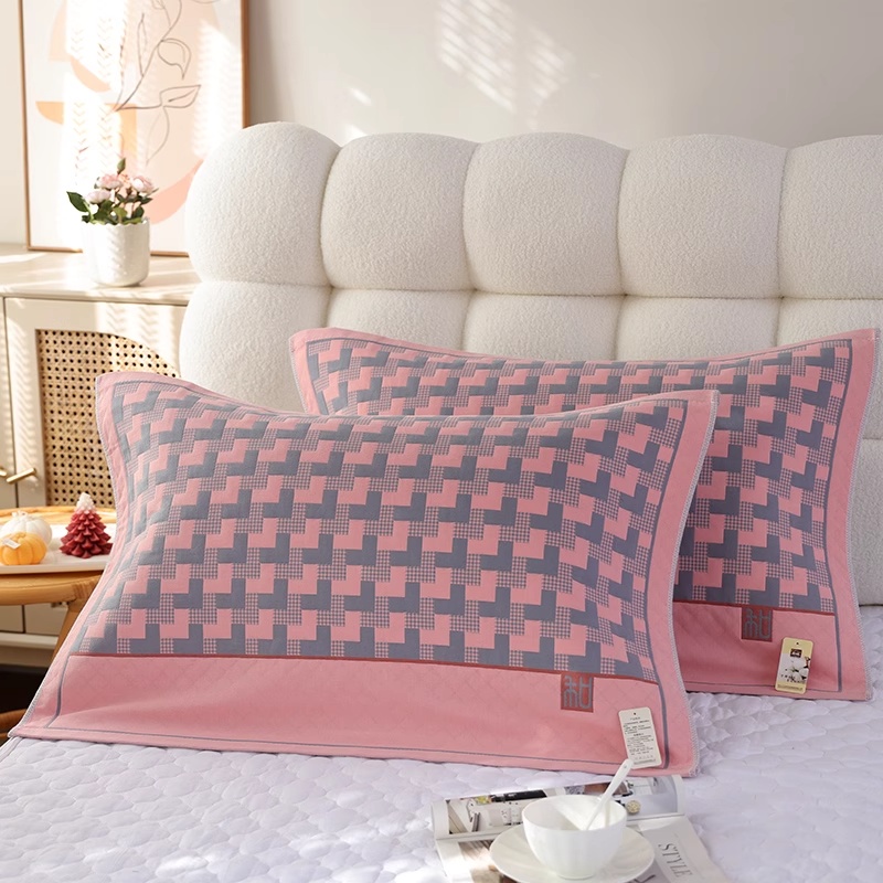 纯棉枕巾加厚一对装柔软100%全棉成人盖巾防滑家用枕头巾高档吸汗