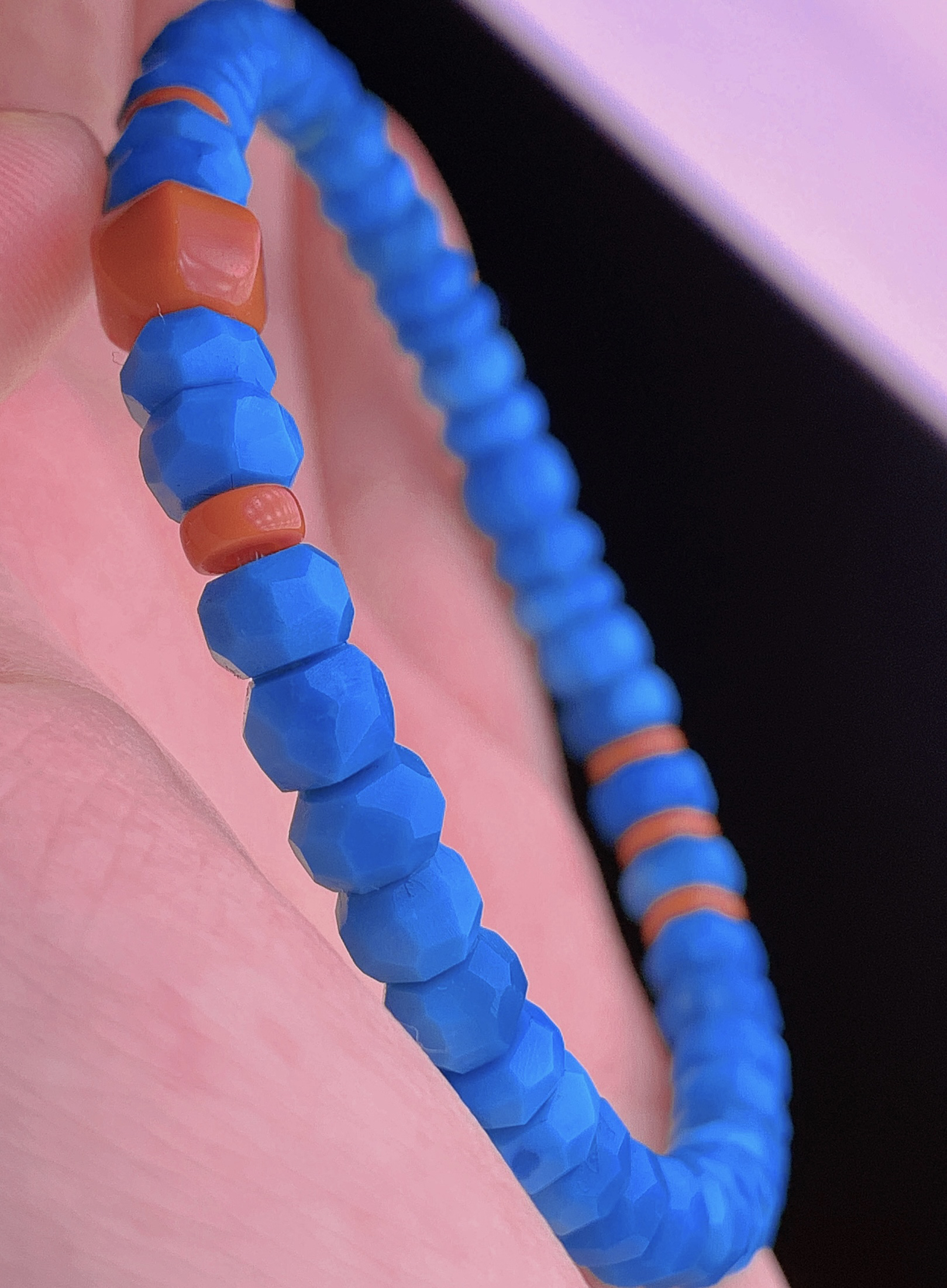 原矿精品绿松石无相手串6mm重11.16g