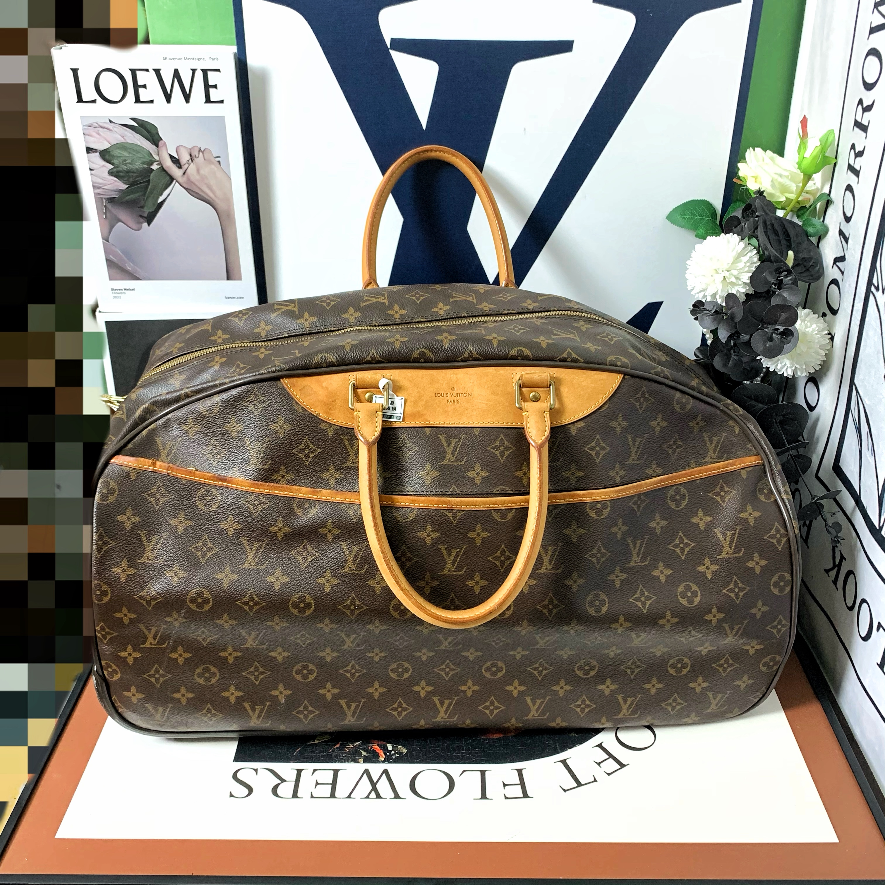 95新 LouisVuitton/路易威登 路易威登行李箱/LV老花旅行袋