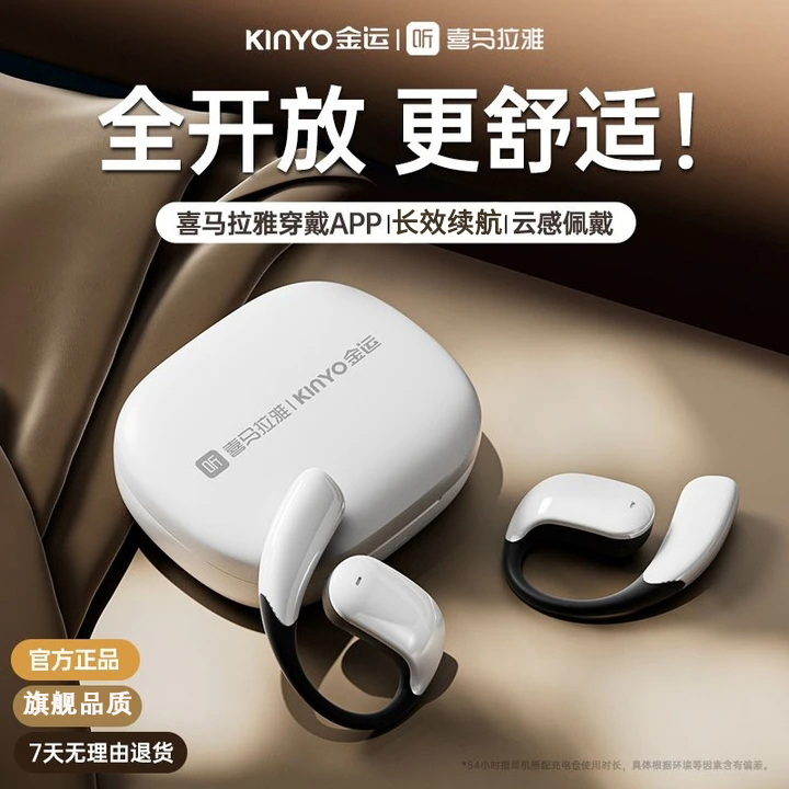 金运喜马拉雅Sky5蓝牙耳机2024新款挂耳式开放气骨传导