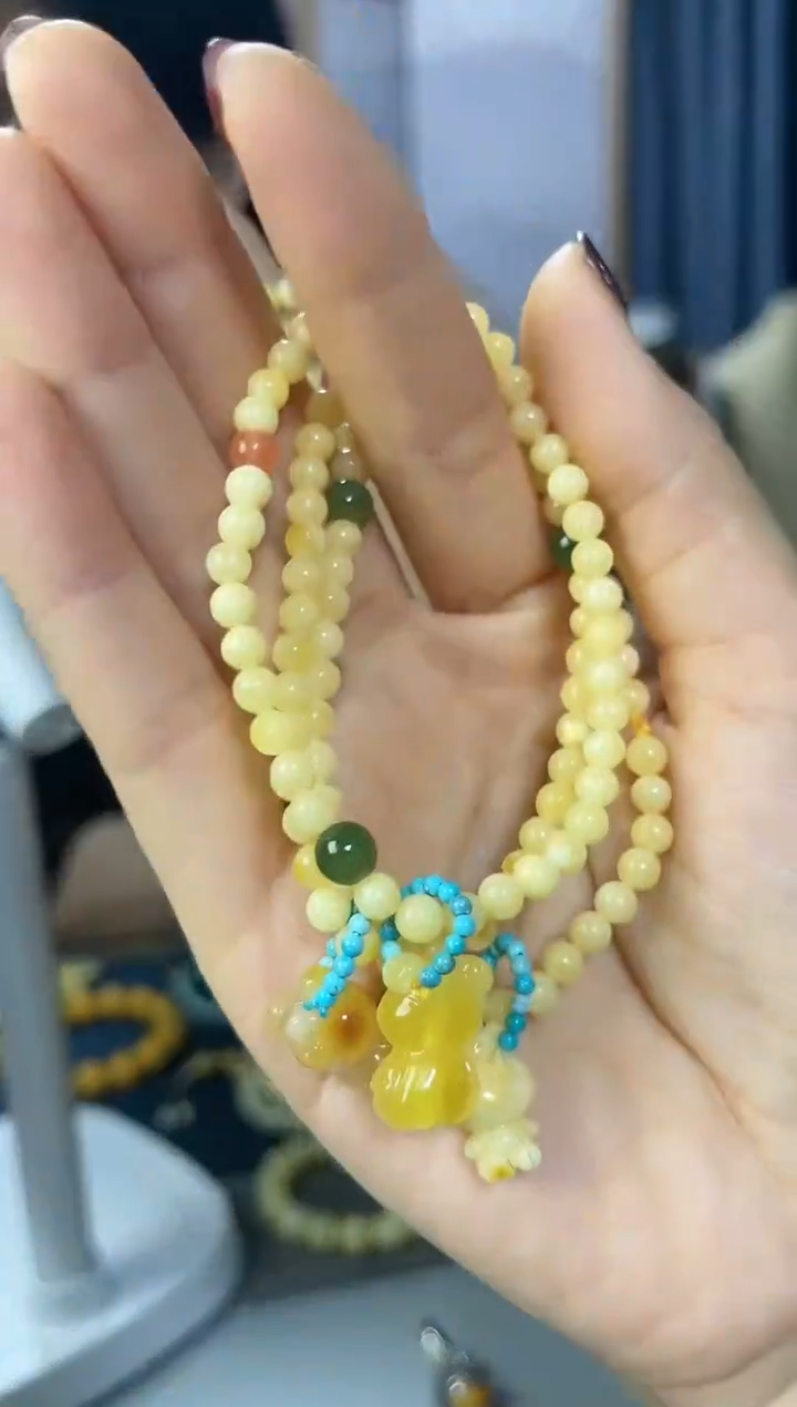【闪购商品】蜜蜡颈饰未镶嵌（多样性发货发其一)