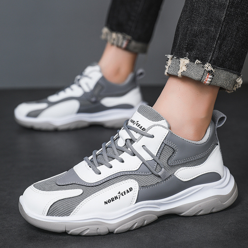 2024男士春秋新款运动休闲男鞋百搭学生运动潮鞋透气跑步鞋工作鞋