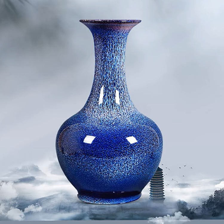 景德镇窑变釉赏瓶 不固定一件