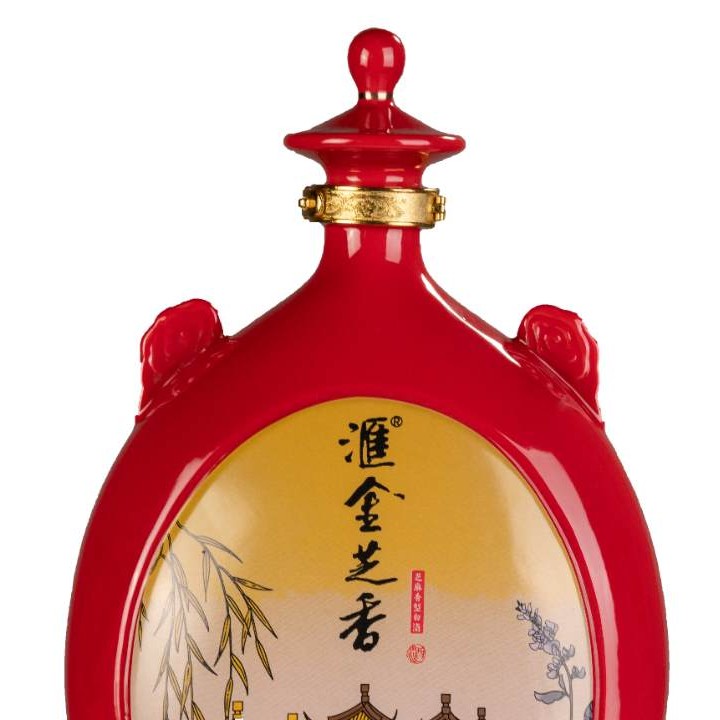 汇金芝香【红坛】芝麻香型纯粮酿造53度纯粮食酒优级白酒53度2.5L