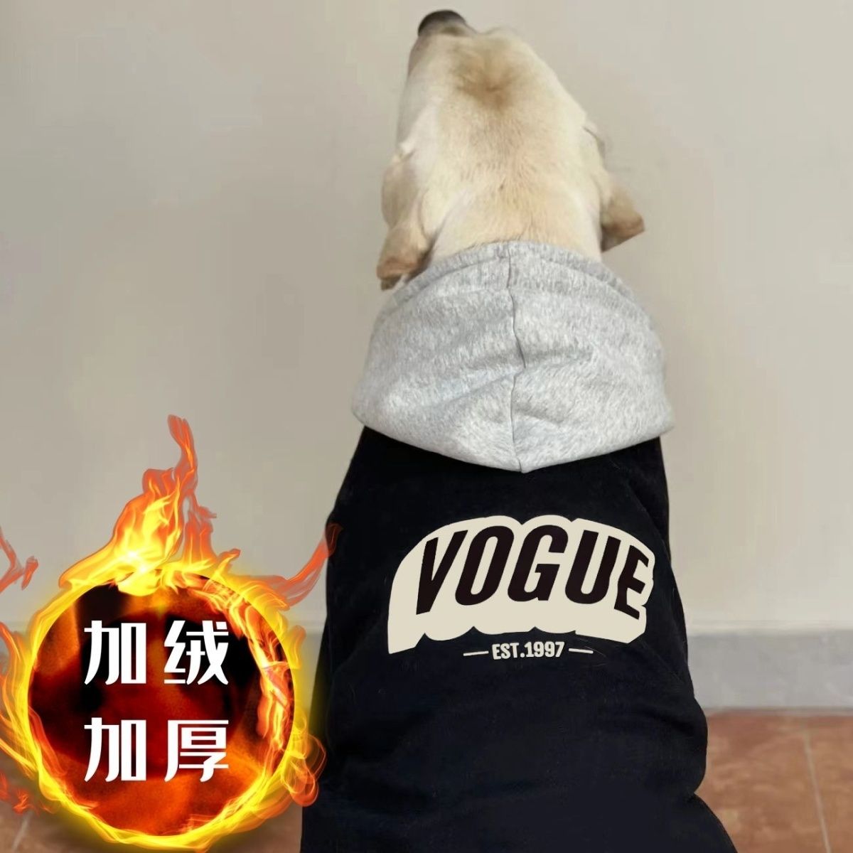 狗狗衣服狗狗冬季衣服狗狗衣服连帽卫衣狗保暖防掉毛中大型犬金毛