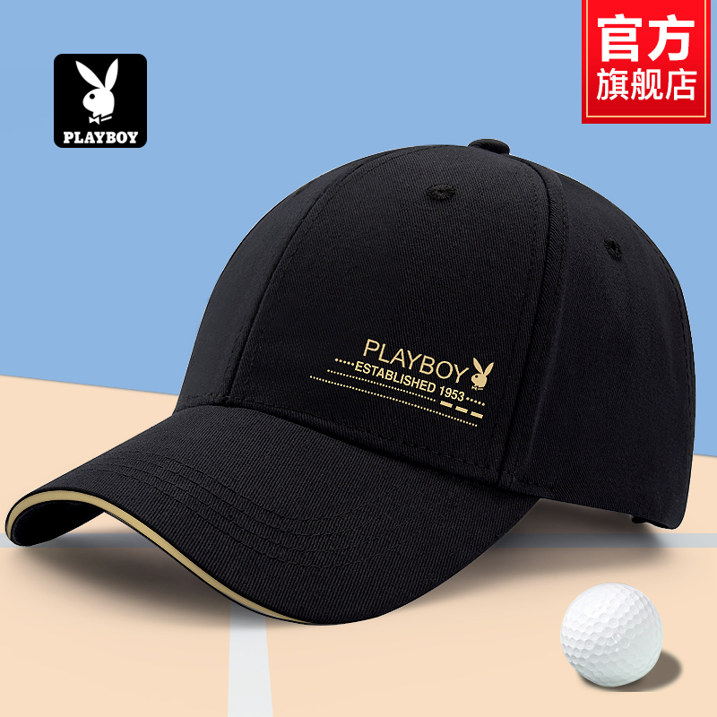 花花公子帽子男款秋冬季棒球帽硬顶潮鸭舌帽韩版男士帽子2025新款