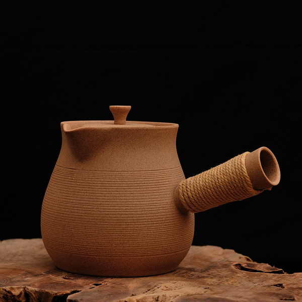 麦饭石烤茶器 煮茶壶 粗陶罐罐壶  泡茶壶 耐高温 煮花茶壶