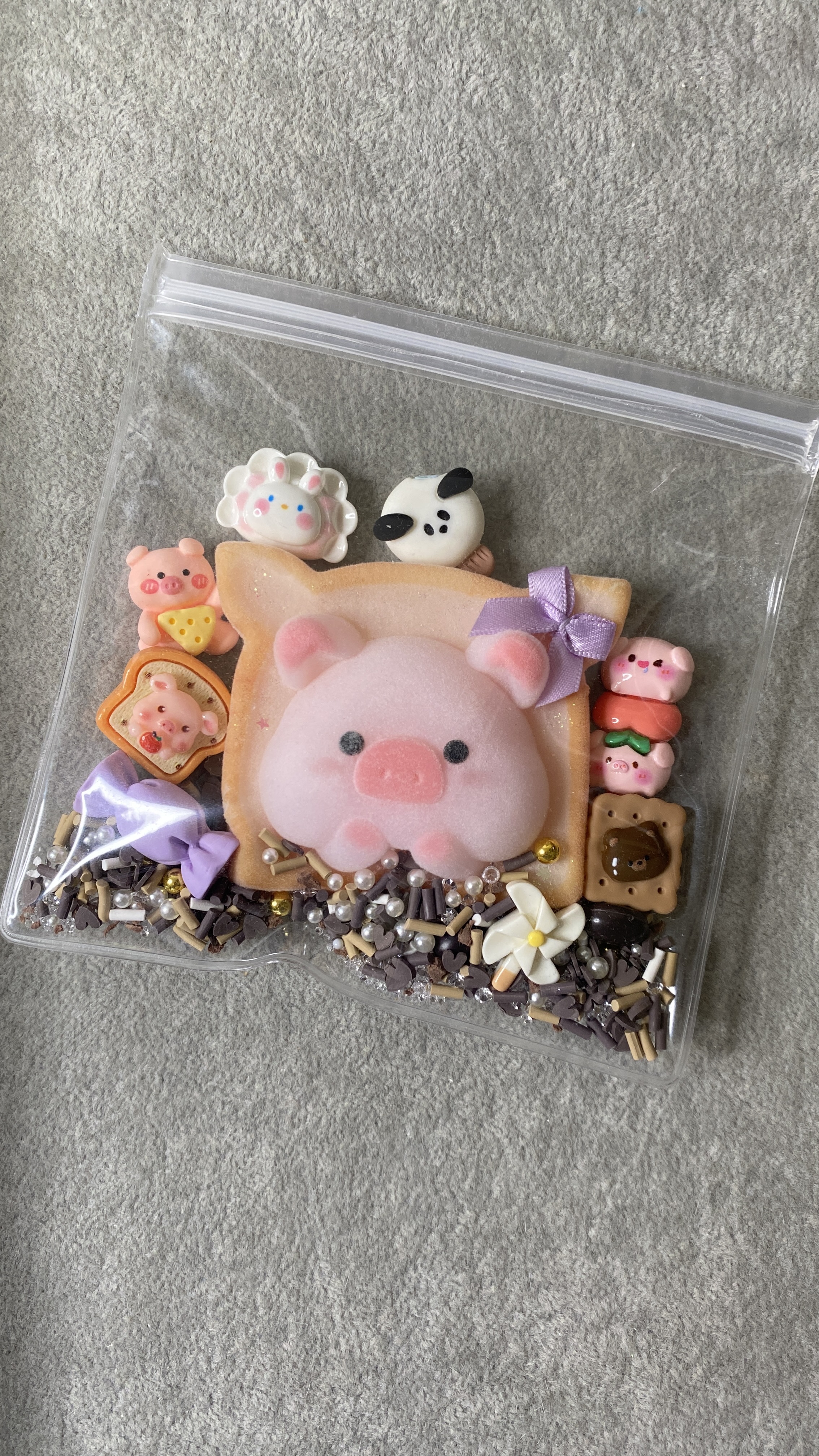 下单连麦链接 锦鲤捏捏diy硅胶玩具手工制作  