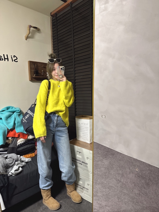 【思含】慵懒风多巴胺配色宽松针织套头毛衣