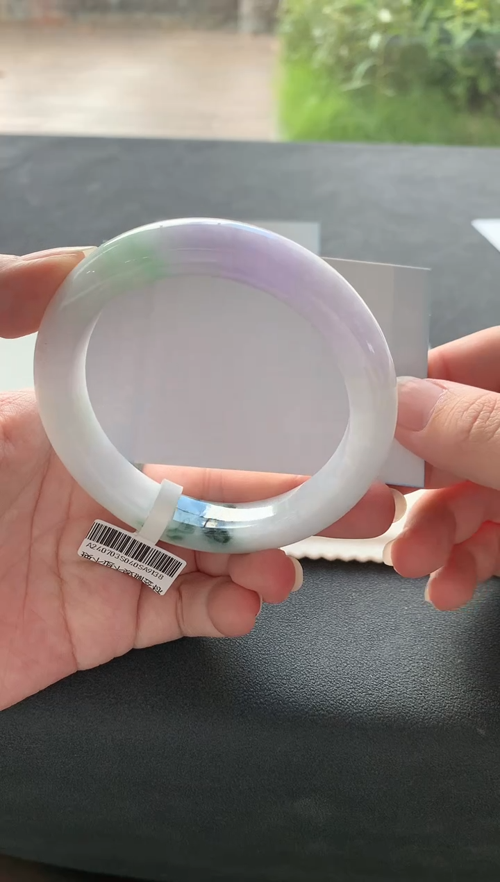 【闪购商品】翡翠手镯未镶嵌61.2正圈9138买断