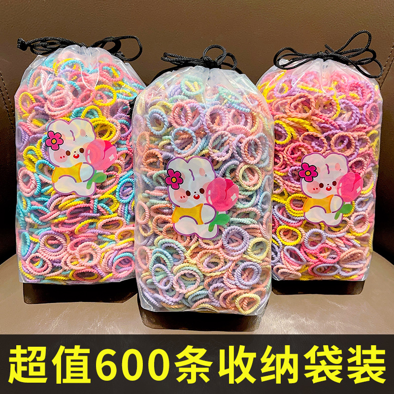 儿童弹性好不伤发橡皮筋拇指项圈发绳