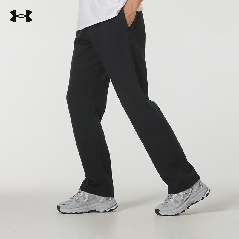 【达人专属】安德玛针织长裤男裤2025新款加绒运动直筒卫裤 1379868