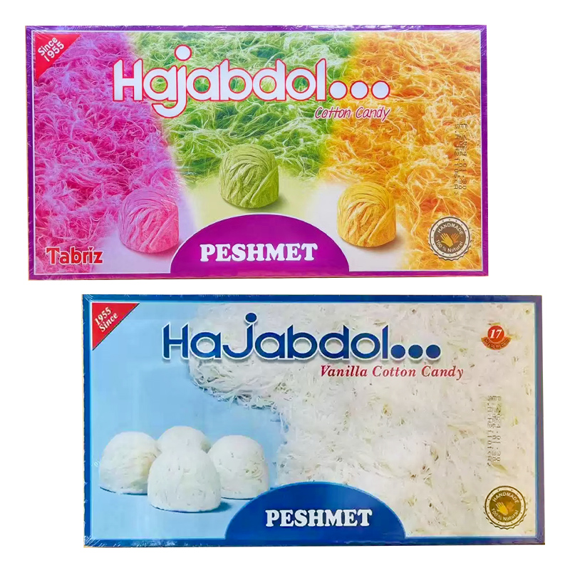 伊朗进口龙须酥香草味350g/礼盒装龙须酥棉花糖传统糕零食