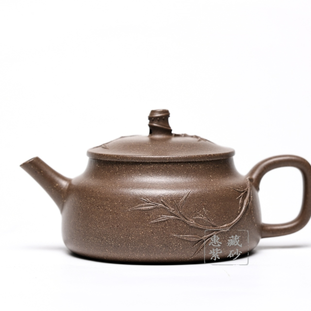 潘旭峰紫砂 东坡竹 230cc  青段