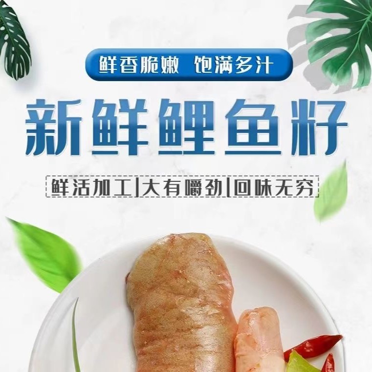 鲤鱼鱼籽原生态鲤鱼鱼籽营养丰富美味食用优质 顺丰包邮鲤鱼鱼籽