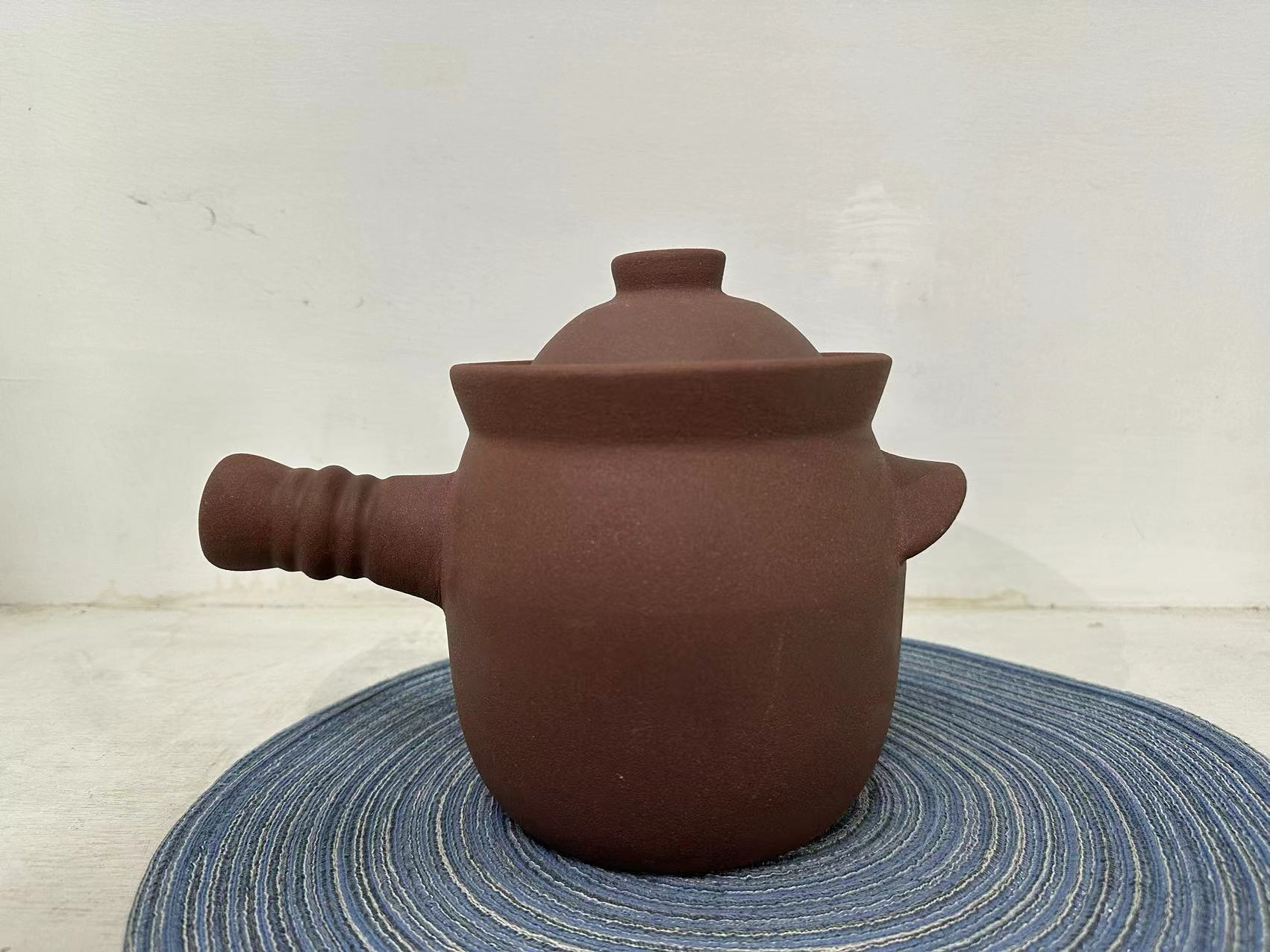 外贸尾货耐高温原陶无釉陶瓷砂锅