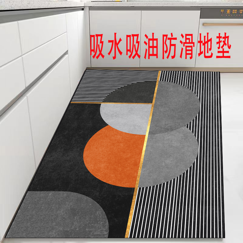 硅藻泥吸水防滑垫家用厨房吸油浴室吸水垫卫生间耐脏防水卧室床边