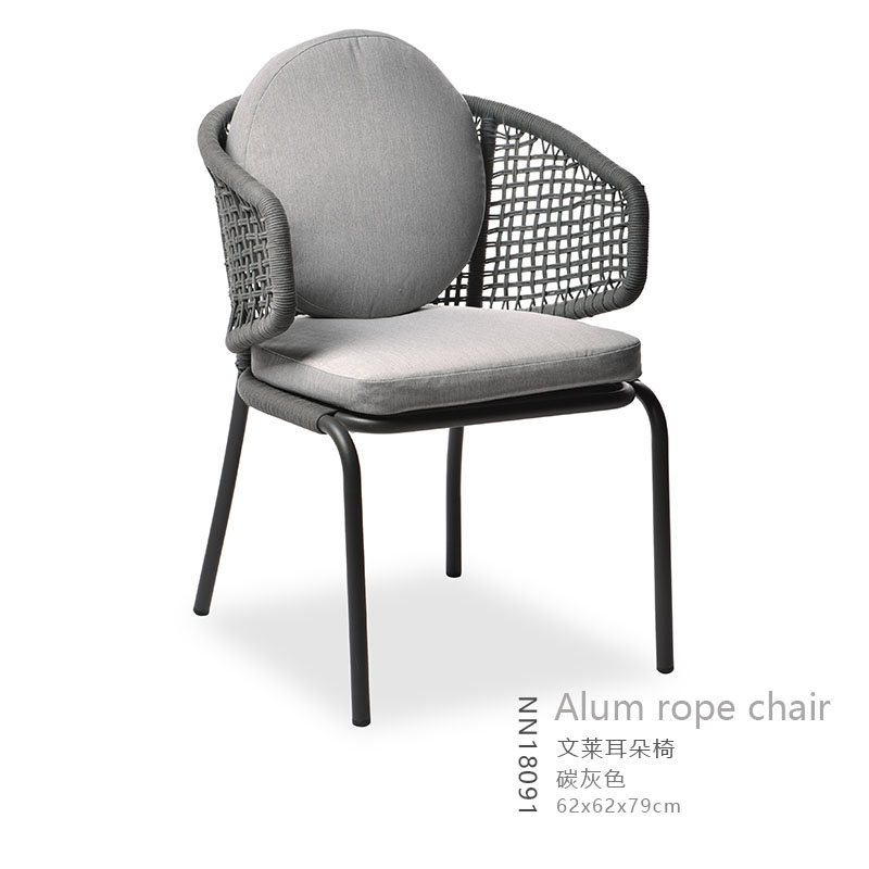 博瑞 伊丽 法迪 轻奢餐椅家用酒店民宿简约阳台庭院户外防水防晒