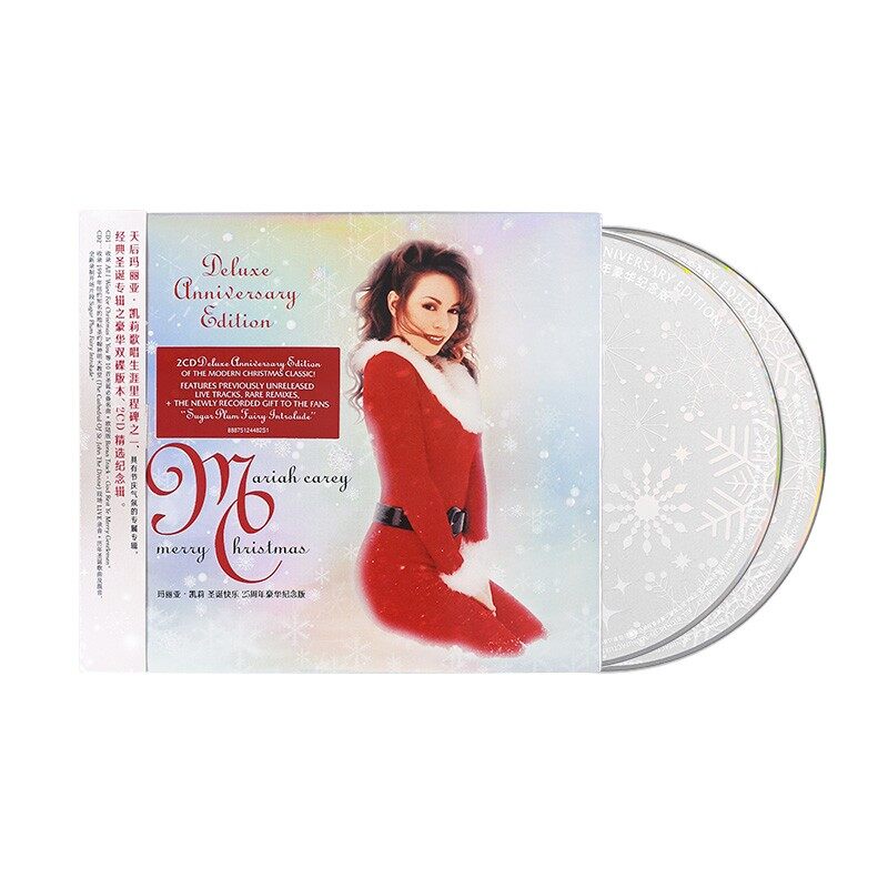 玛丽亚·凯莉《圣诞快乐 25周年豪华纪念版》2CD+圣诞主题折页专辑