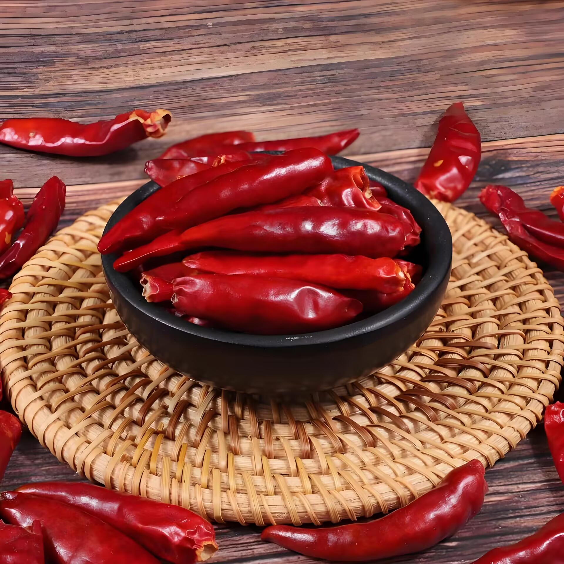 干红辣椒河南特产优质三樱椒微辣香辣烹饪食用