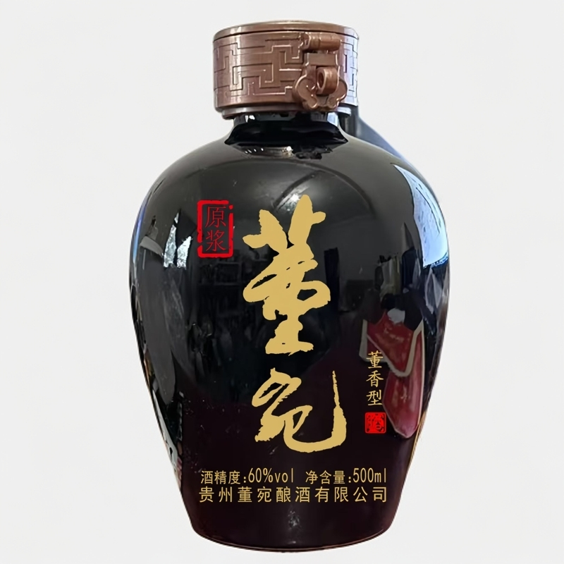 董宛董宛酒 小黑坛60度董香型白酒【酒水节】60度500ml