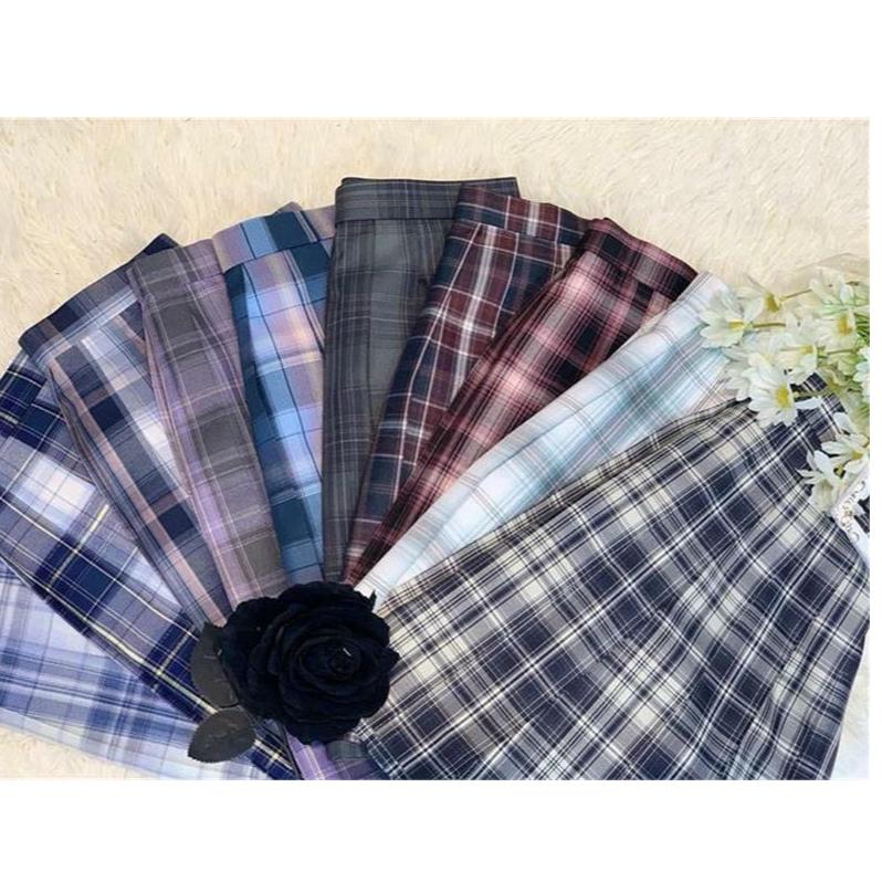 猫禾鱼jk原创格裙裙子百搭打底夏季学生学院风平角日系高腰春夏