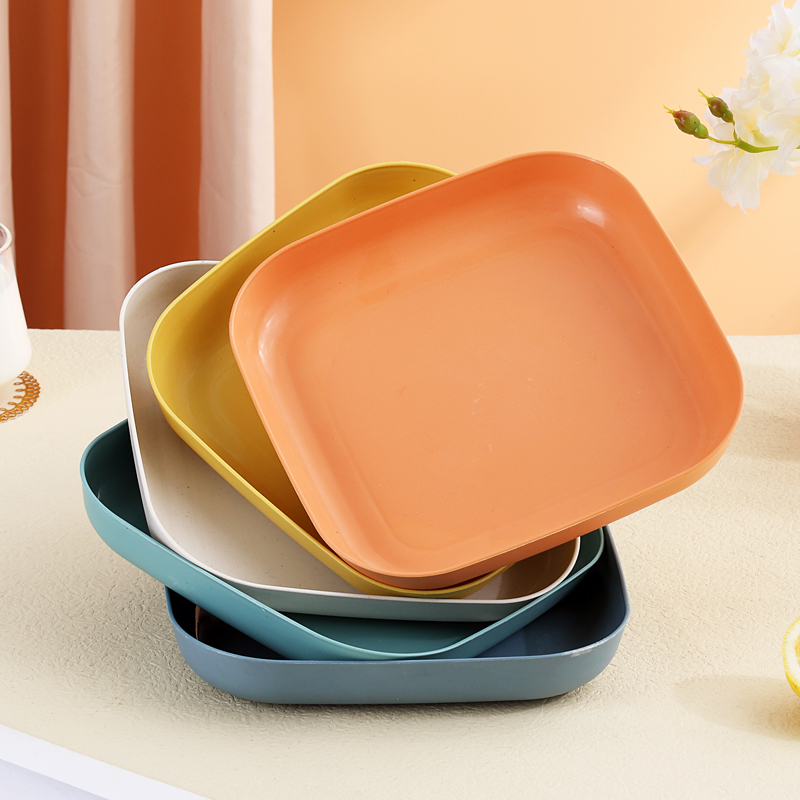 小麦秸秆吐骨碟高级省钱家用食品级创意餐桌垃圾盘碟零食小盘子碟