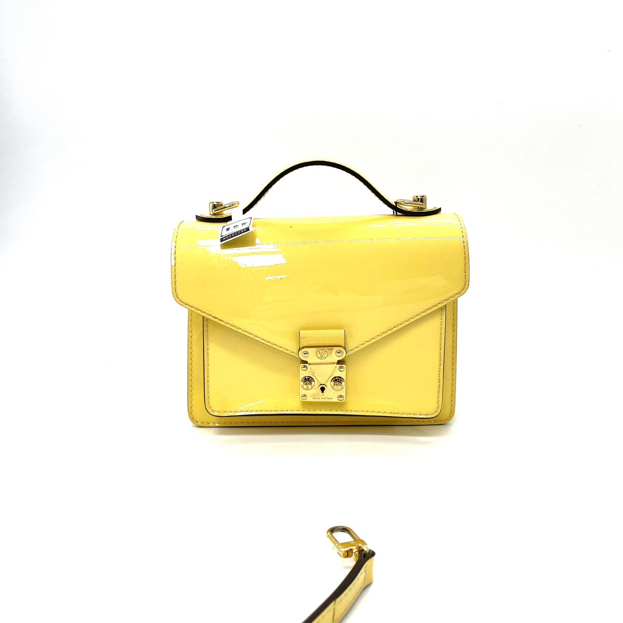 95新 LOUIS VUITTON PARIS 冰冰中古/LV/漆皮邮差/9118420