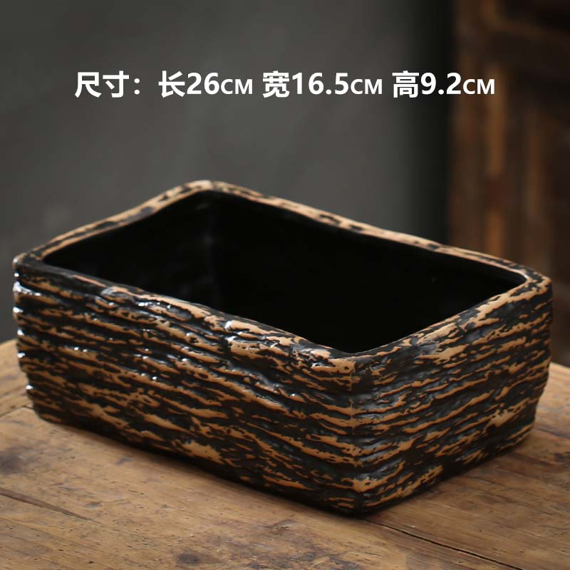 【小扬哥甄选】创意水培花盆无孔铜钱草睡莲碗莲专用大口径水养植