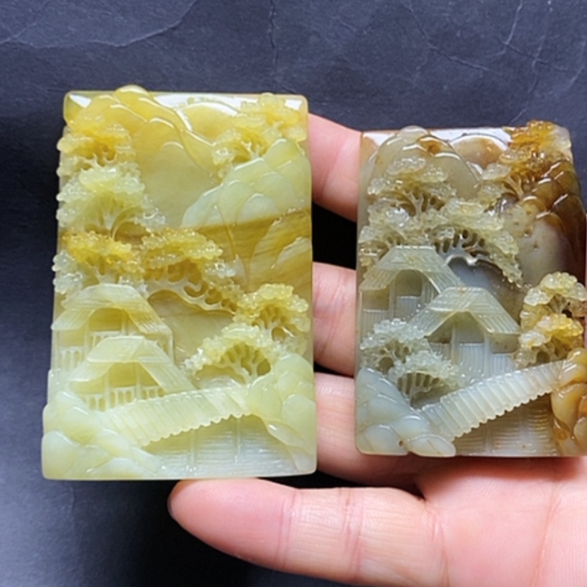 【闪购商品】岫玉挂件未镶嵌阳**岸