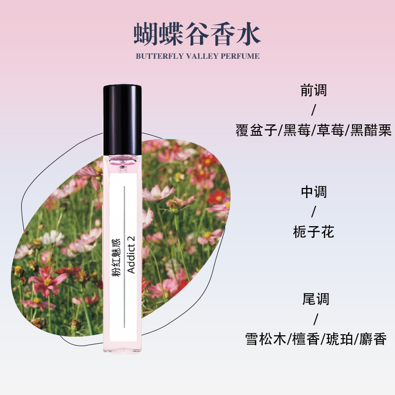 粉红魅惑香水10ml毫升