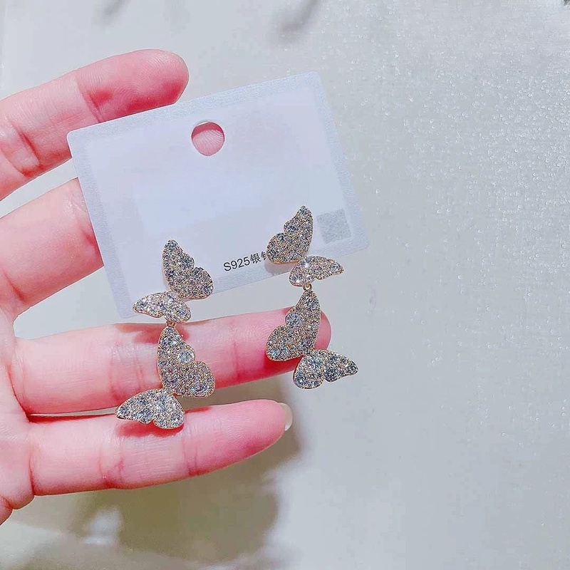 铜合金耳饰 简约耳扣气质轻奢时尚百搭仙女超仙LY0569