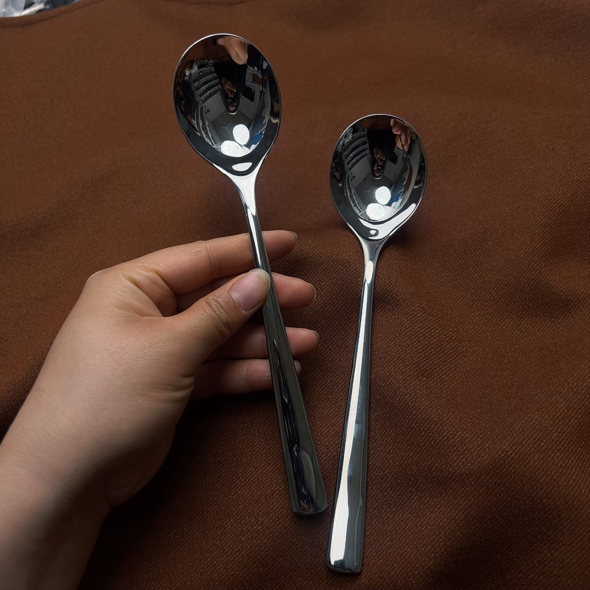 304不锈钢简约勺子喝汤喝粥吃混沌西瓜勺「主播自用推荐款」A02
