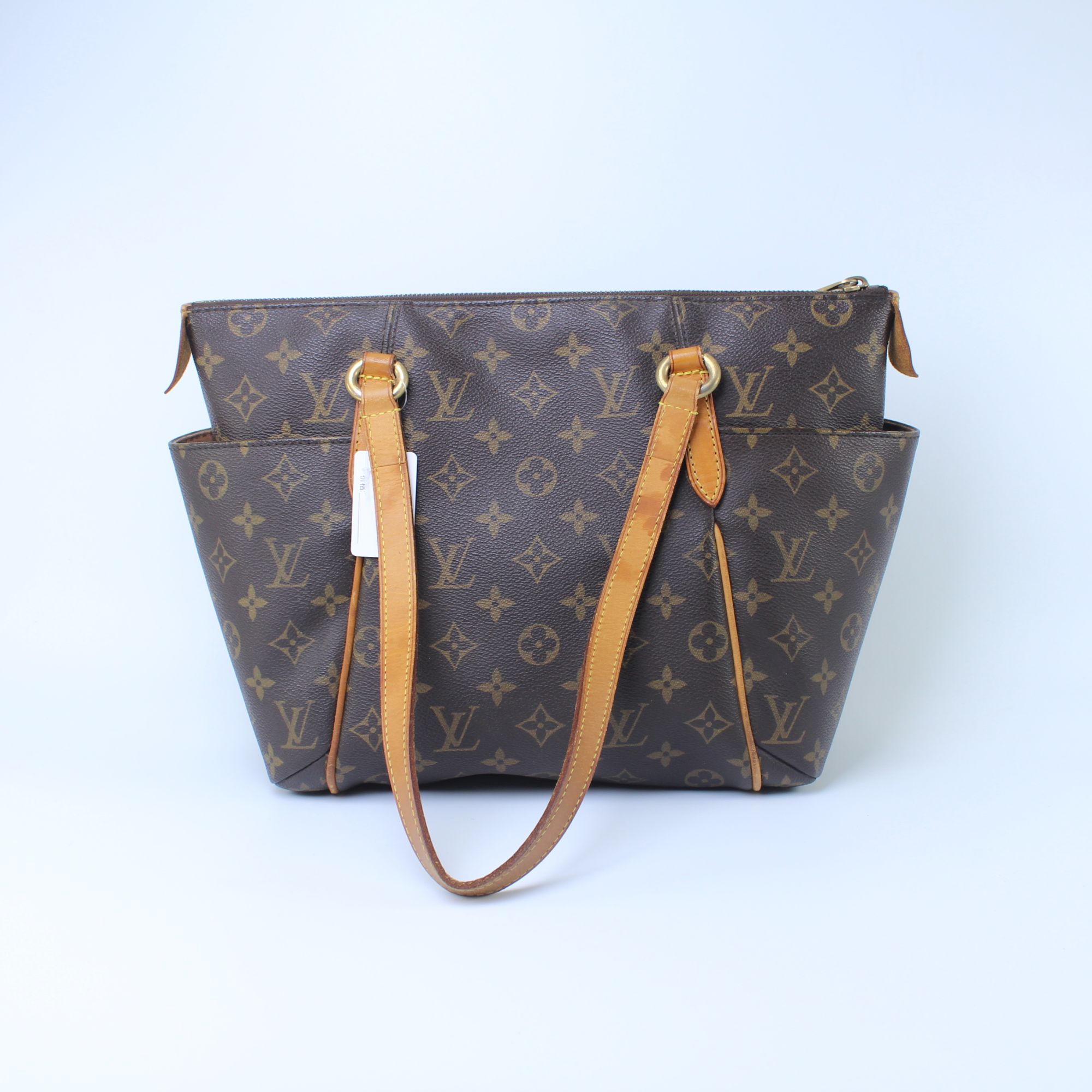 90新 LouisVuitton/路易威登 老花小号totally奶粉包DU4019