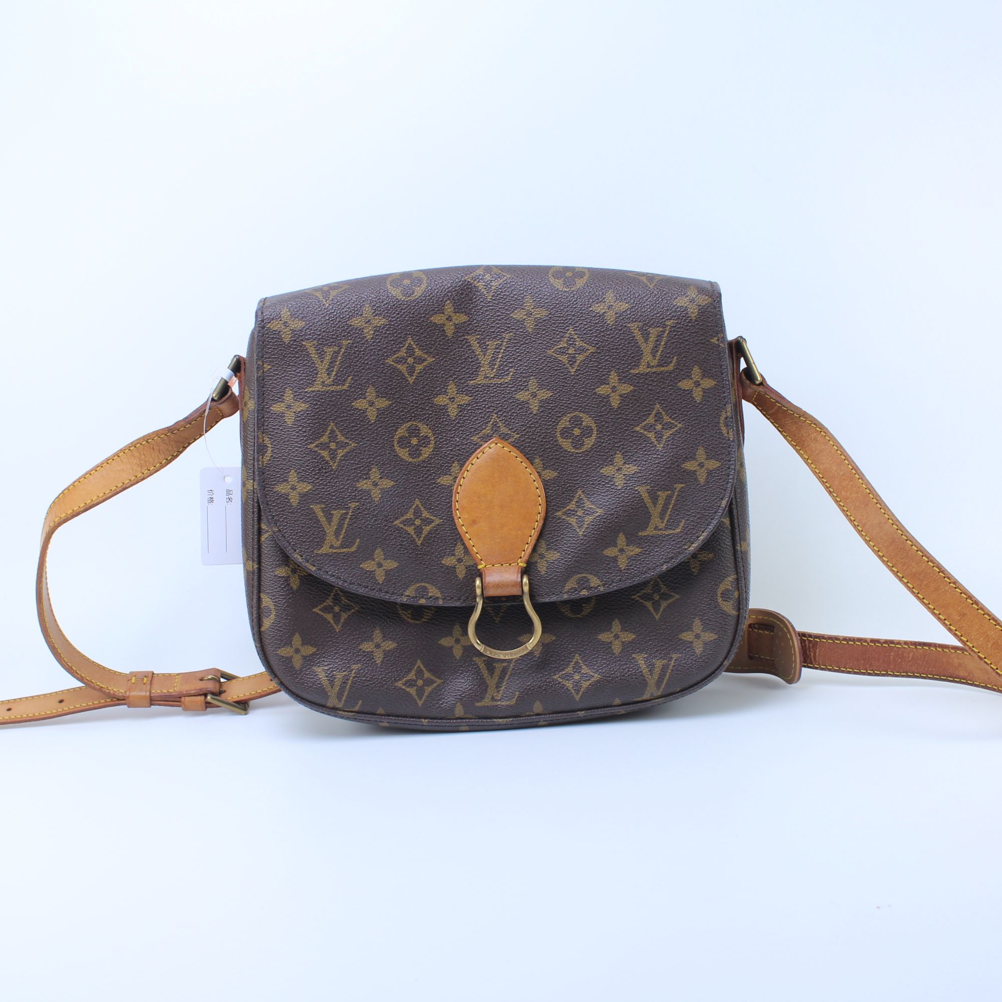 80新 LouisVuitton/路易威登 老花中古马鞍包单肩斜跨包TH0952