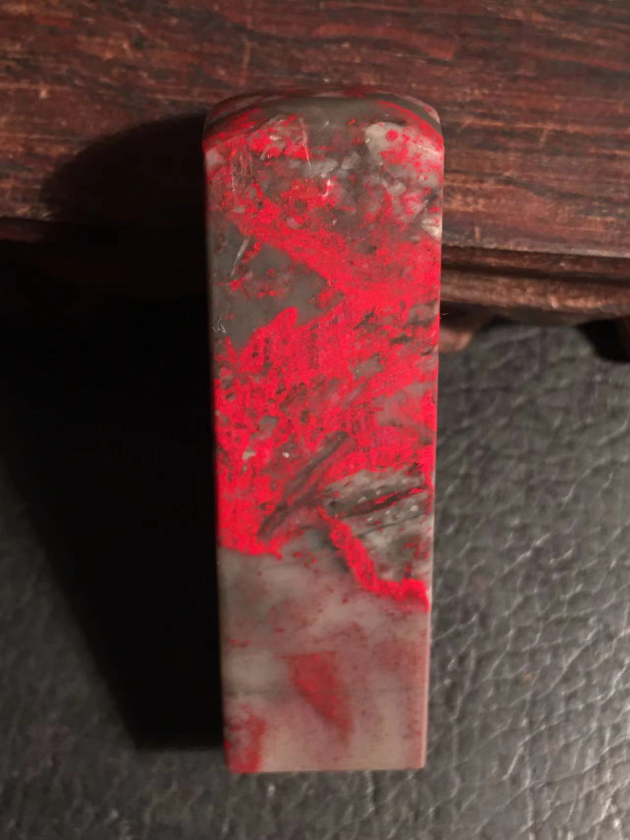 昌化牛角地鸡血软玉老坑