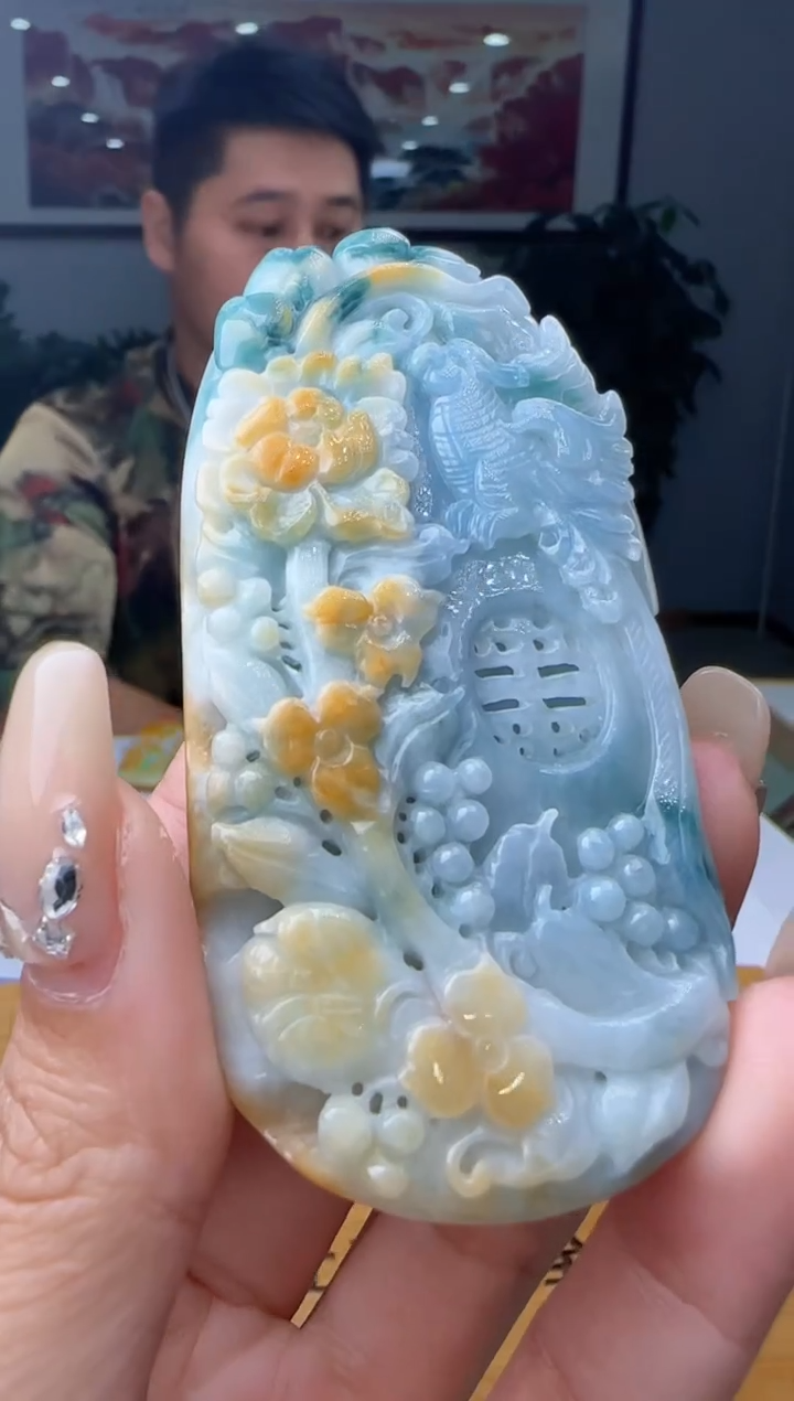 【闪购商品】翡翠吊坠(不含链)未镶嵌XY@@960Q1J05646