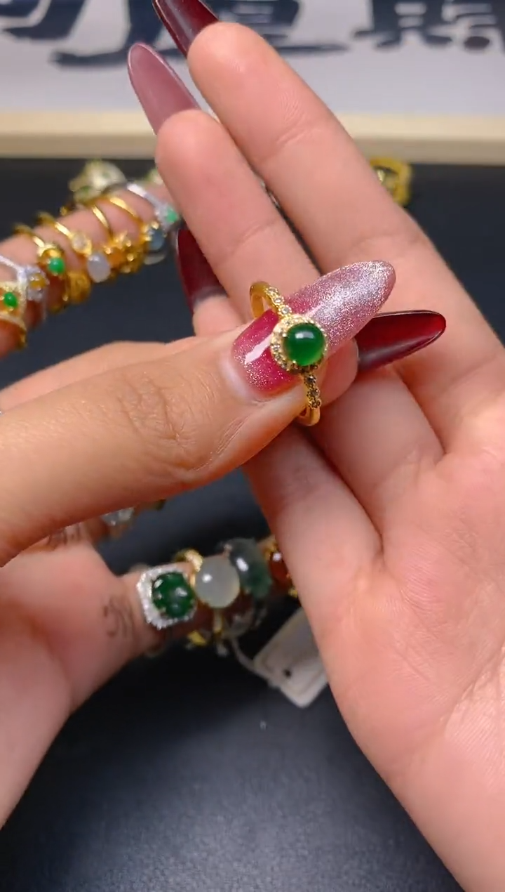 【闪购商品】翡翠戒指未镶嵌19