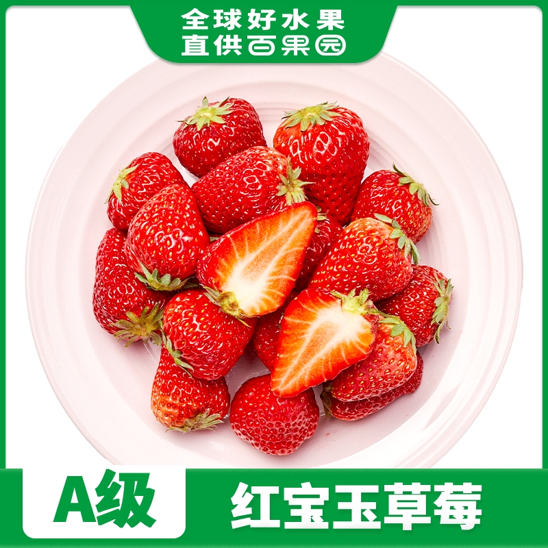 【500g】A级-红宝玉草莓（大）【沪苏锡专享】1份约500g