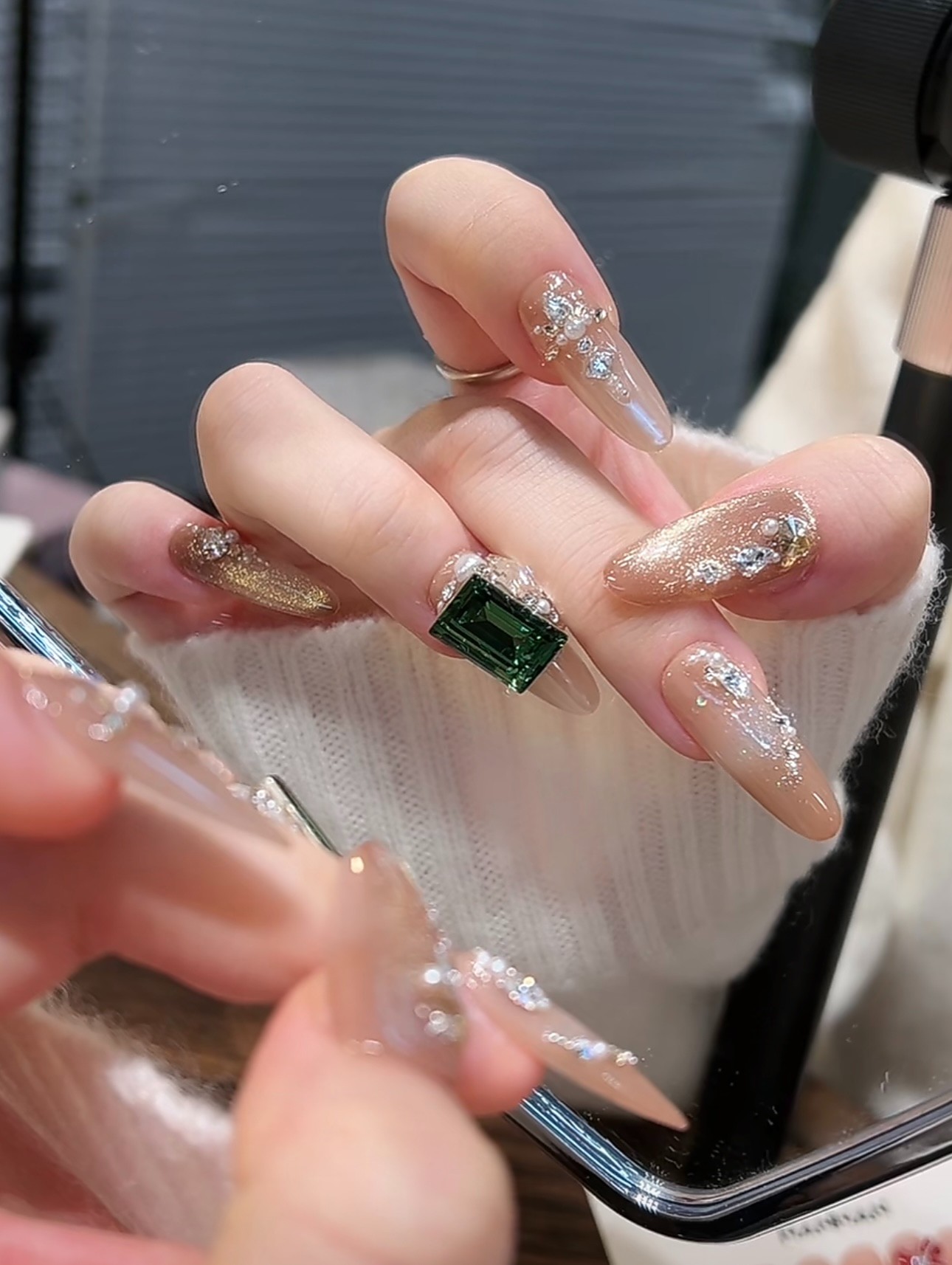 NANNAN[盛典]主钻（华子）手工穿戴甲H689（XX-03）