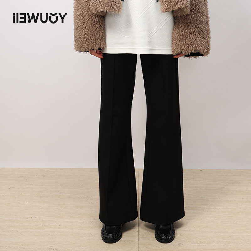 有尾有尾YOUWEI春夏高弹喇叭打底裤Y5623408春秋显瘦高腰直筒时尚