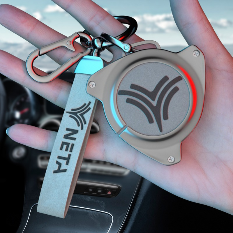 哪咤V钥匙套2022款哪咤s汽车U改装pro新能源专用配件男全包壳扣女