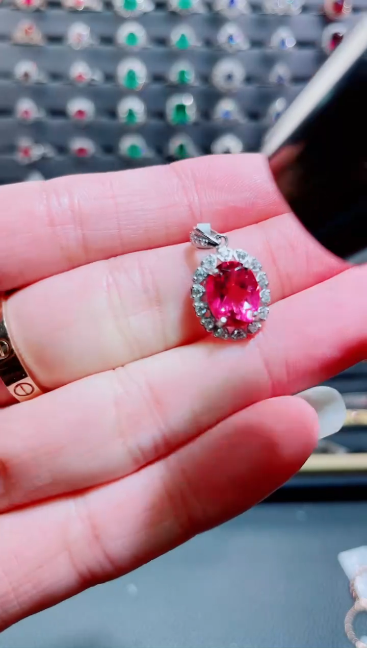 【闪购商品】托帕石吊坠银S925镶嵌·