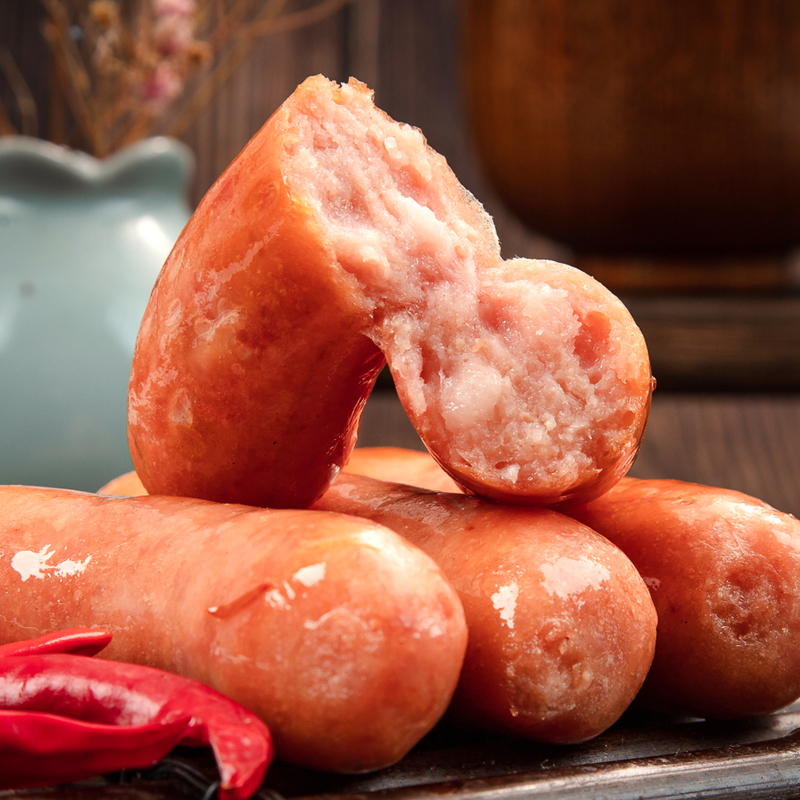 【直播间挂福袋专用】惠发火山石烤肠500g每包10根煎炸肉质紧实