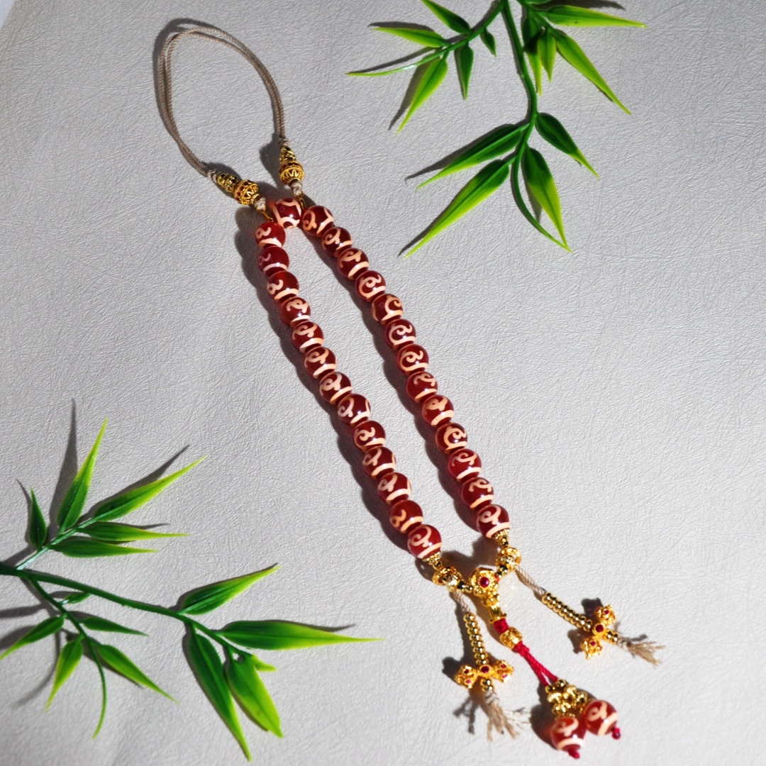 非金属布艺吊坠 【千万福】雪域橘皮度度修X手持念珠-A0690022