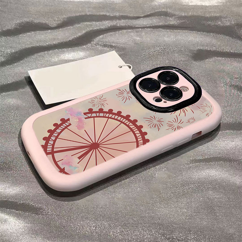 烟花摩天轮iPhone15ProMax手机壳14苹果13pro硅胶12pro全包11软壳