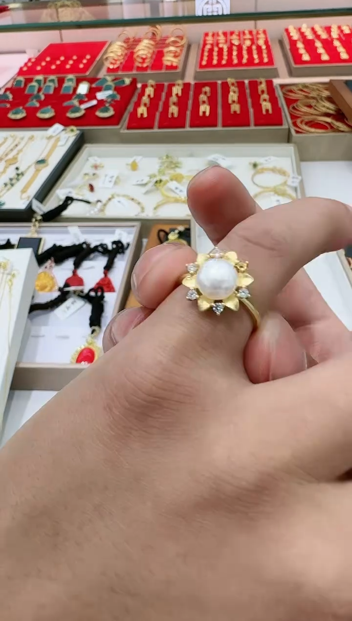 【闪购商品】淡水珍珠戒指未镶嵌戒指